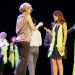 Les lauréats ont reçu tour à tour leur diplôme et un foulard à la couleur de l'ESPE de Franche-Comté