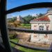 Vue sur certains pavillons de l'Observatoire, depuis le bâtiment de l'astrographe.