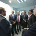 Visite du secrétaire d'État Harlem Désir à Besançon.