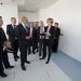Harlem Desir en visite à l'établissement Français du sang.