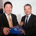 Zhang Guobin et Jacques Bahi