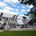 Les réalisations de bien urbain sur un bâtiment du CROUS sur le campus de la Bouloie.