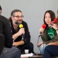 Plateau de Radio Campus pendant la journée d&#039;accueil à Montbéliard